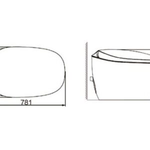 Alternative view of Bồn cầu 1 khối nắp êm JOMOO ZD9830-S2-CJM000